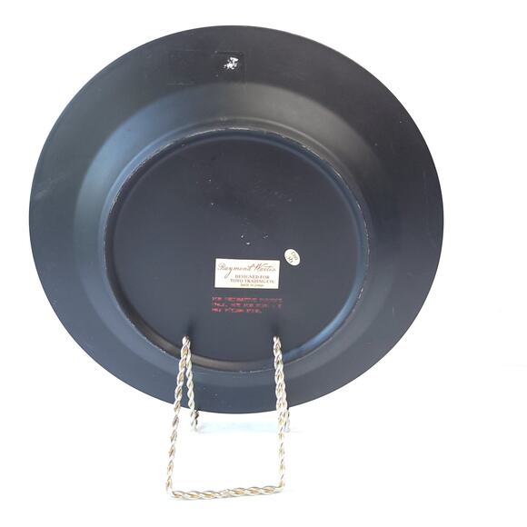 Set of 2 Raymond Waites for Toyo Trading Decorative Plates Lion Grapes Yellow - Picture 5 of 8